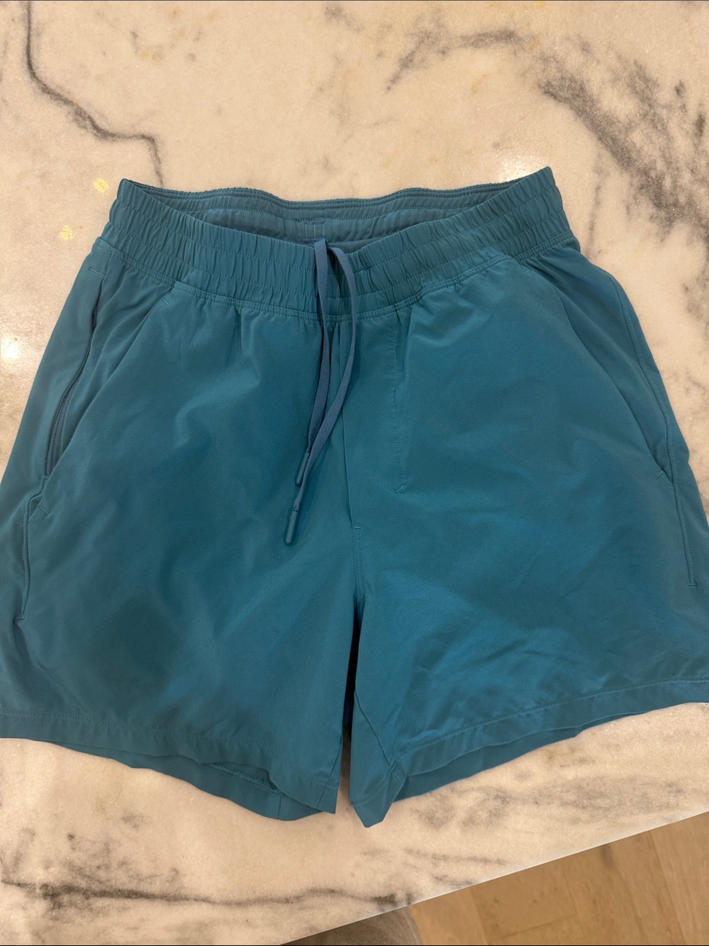 lululemon athletica Men's Athletic Shorts - Teal Blue